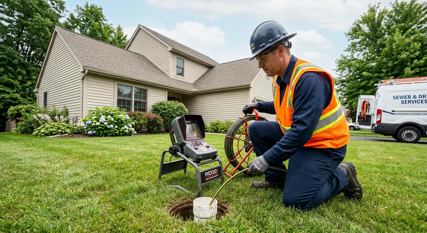 Sewer Line Cleaning in Center Line, MI